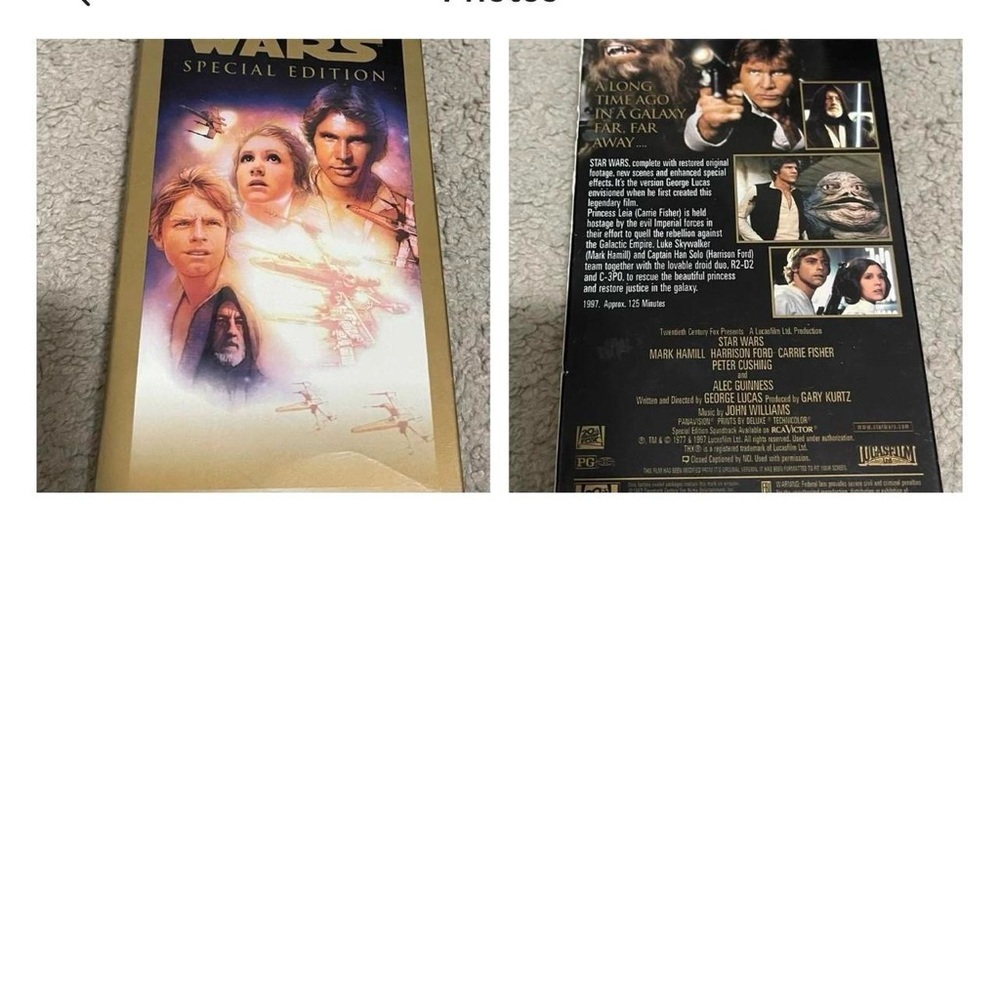 Star Wars Special Edition VHS